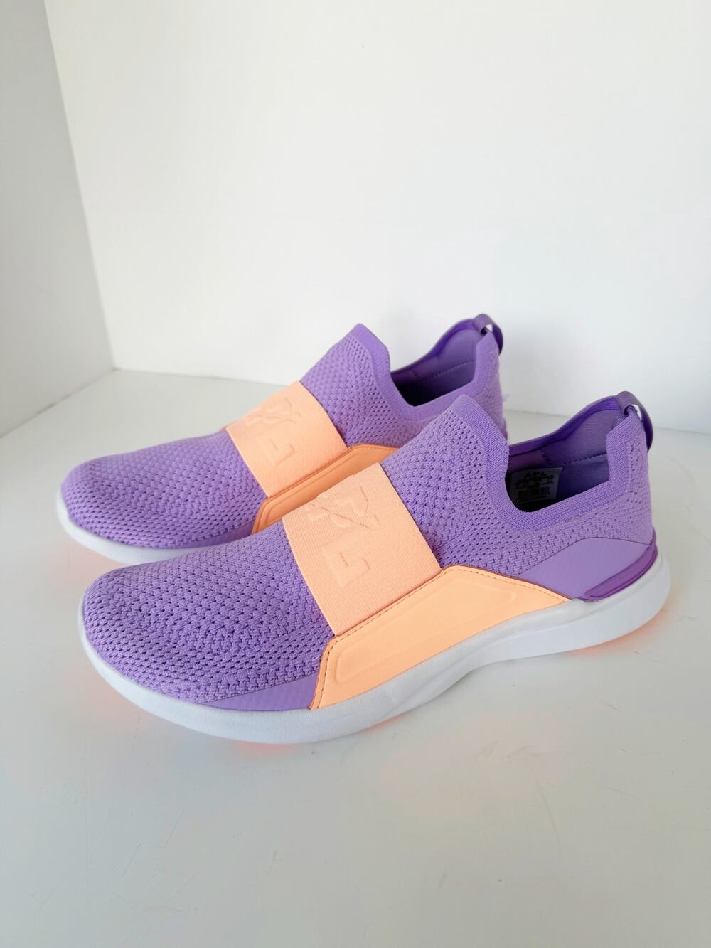 APL Techloom Bliss Purple Orange Slip On Sneaker Sz 9